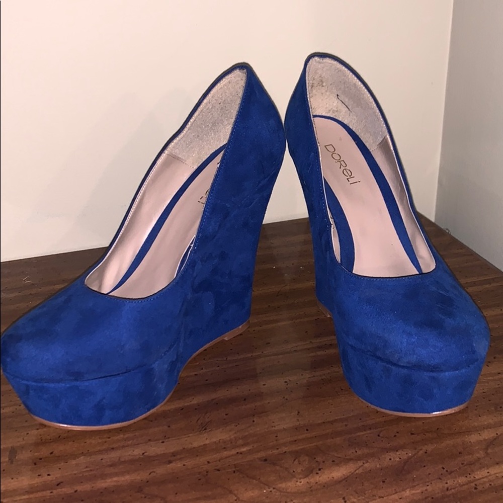 Royal Blue platforms